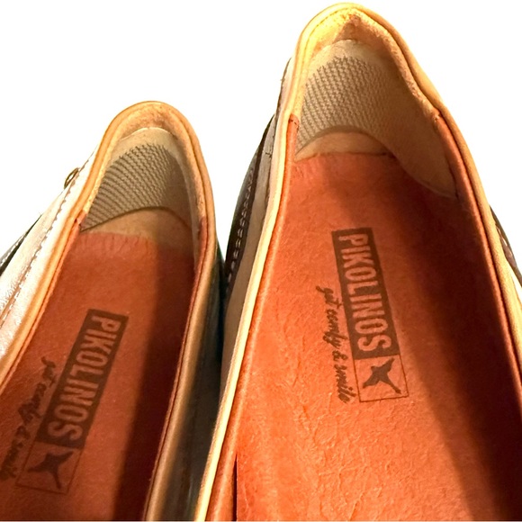 Pikolinos Aldaya Women’s Leather Flat Moccasins Penny Loafers - Picture 11 of 14